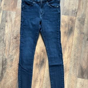Express Dark Blue Skinny Jeans